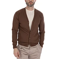 Alex - tobacco cotton cardigan